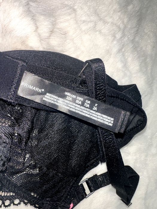 Primark czarny piękny nowy biustonosz 70 A