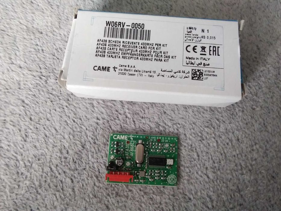 Karta częstotliwości came WO6RV-0050 nowa do bramy.