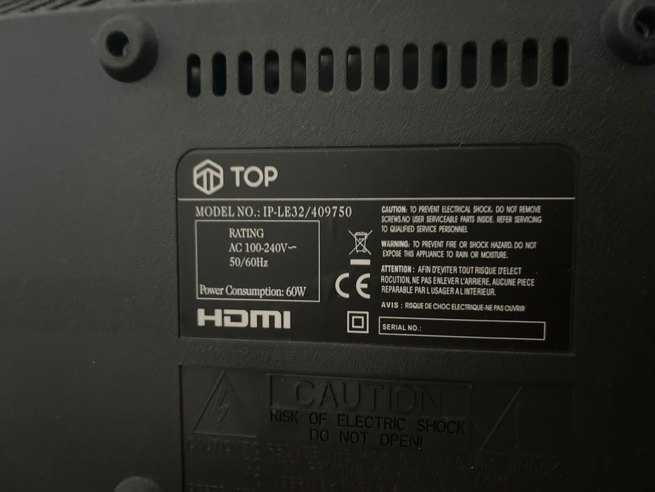 Televisão TOP HDMI