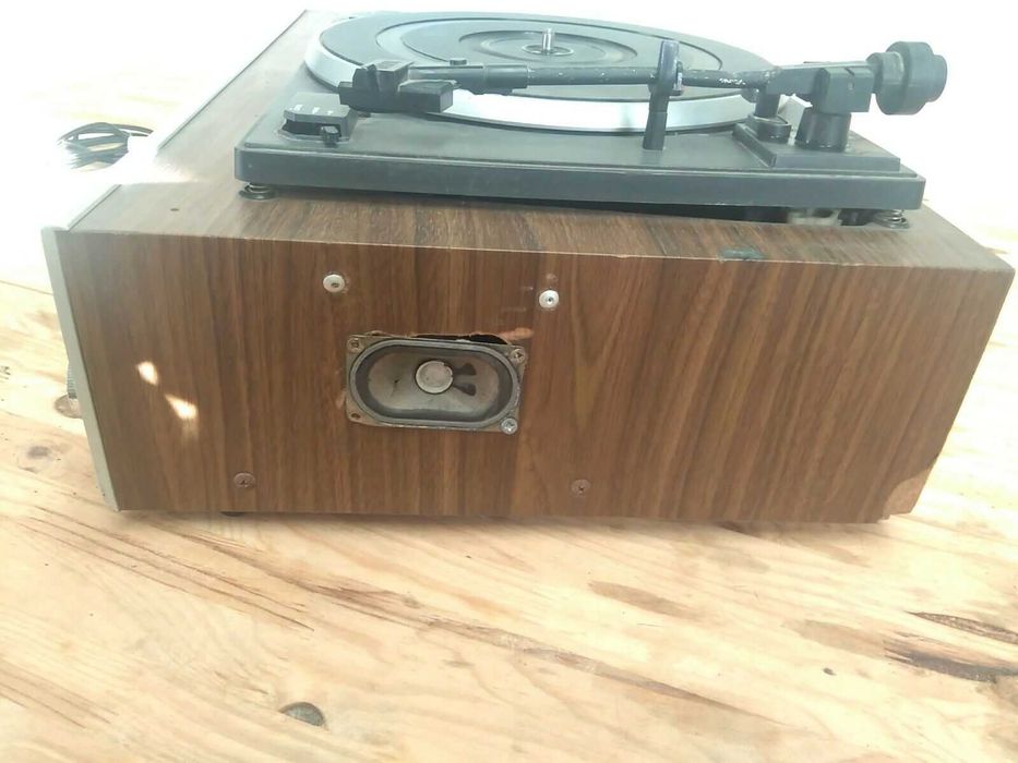Vintage Radio Vinyl Cassette Player RESING STR-S777PMC made Japan
