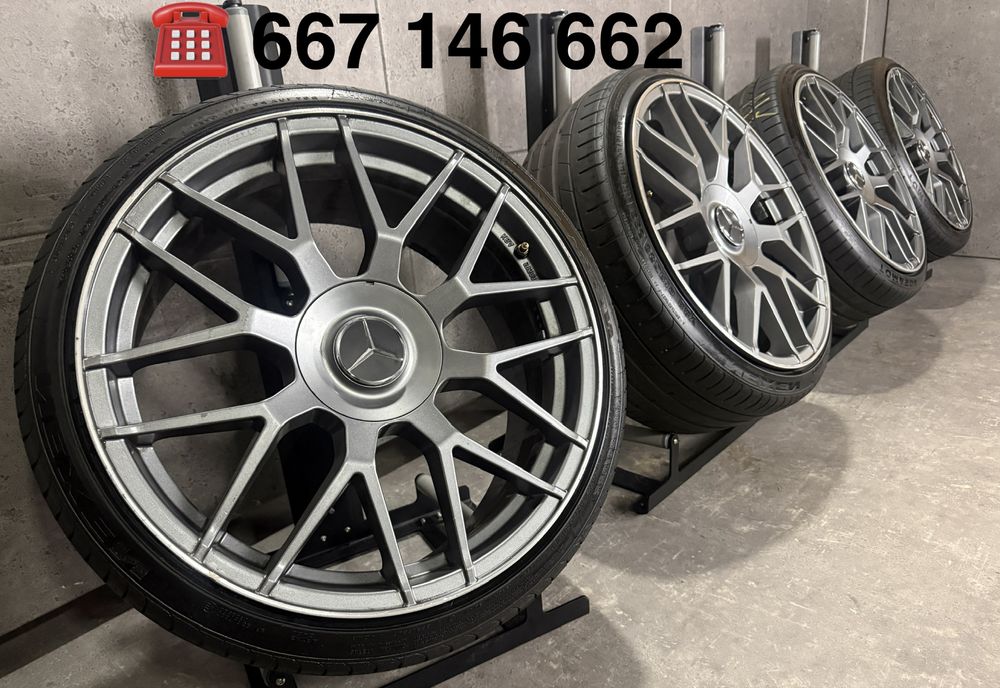 19 cali Mercedes w204 w205 w117 w177 felgi koła alusy komplet z oponami 5x112 ET45 8.5J