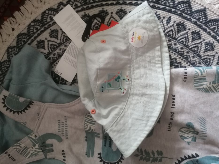 Летняя шляпа панама панамка на мальчика 1-3 мес, р. 41 см.