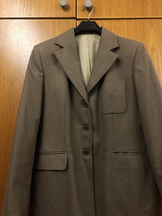 Blazer castanho lã novo