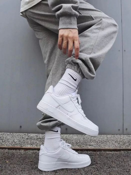 Skarpety Nike długie białe czarne kolorowe