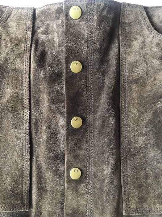 Spódnica damska zamszowa