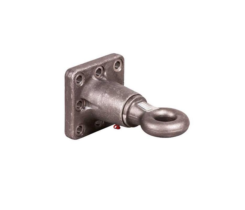 Ucho dyszla do pitonfix hitch rolnicze 50mm 145x145mm przykręcane hak