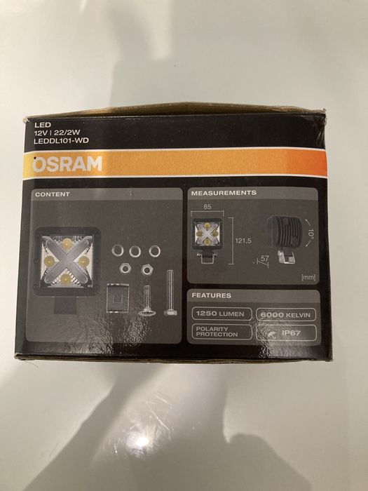 Osram Cube MX85 -WD; LEDDL 101-WD off-road reflektor roboczy