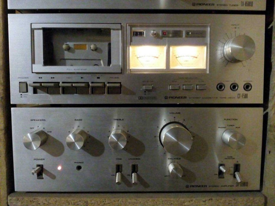 Тюнер PioneerTX-6500II дека PioneerCT-F500 усилитель Pioneer SX-6500II