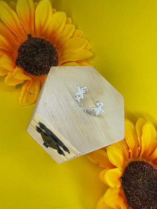 Brinco folheado ouro 18, semijoia de qualidade.