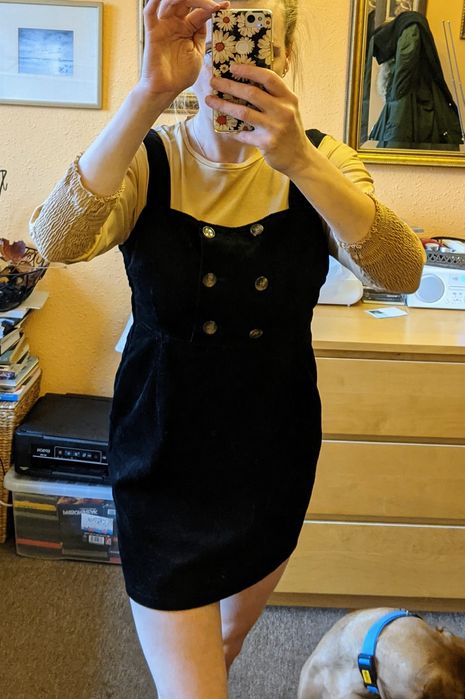 Sztruksowa ogrodniczka Miss Selfridge