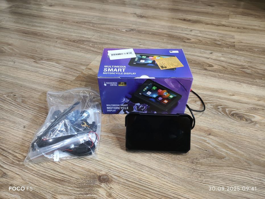 Bezprzewodowa stacja Android Auto, Car play motocykl 5 cali