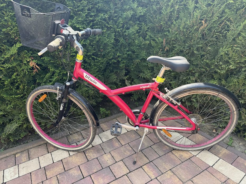 Rower różowy between dla dziewczynki Decathlon