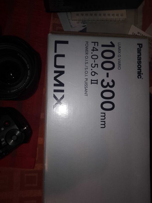 Lumix g80 +lumin100-300 dodatki + obiektyw 14