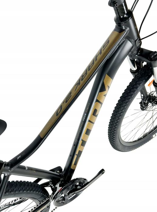 ROWER GÓRSKI MTB STORM SHARK LADY 2.0, 18"(czarno-złoty)