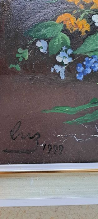 2 obrazy olejne na płótnie