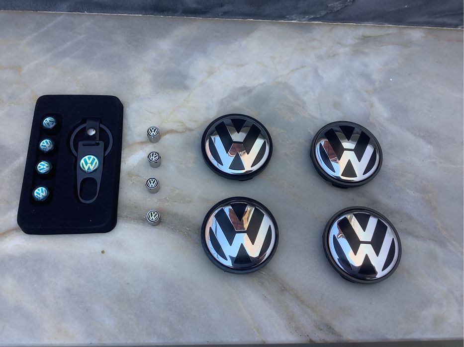 Vw centros jante pipos valvulas com porta chaves vw / mercedes