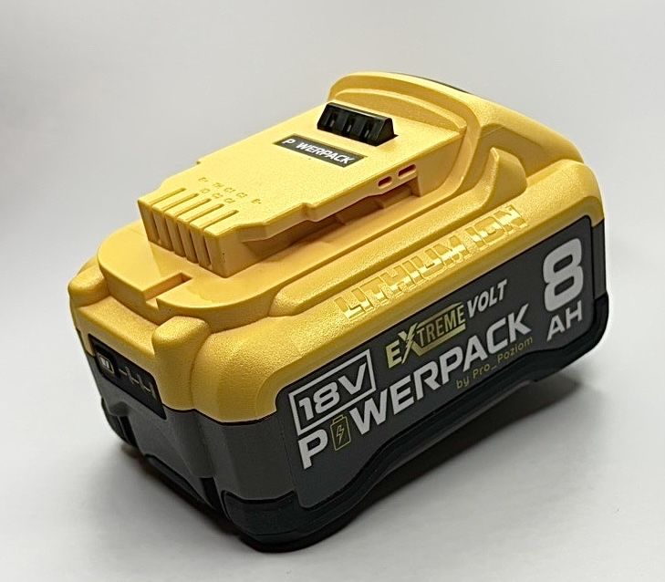 Akumulator Bateria DEWALT POWERPACK 8ah eXtreme Tabless 2025