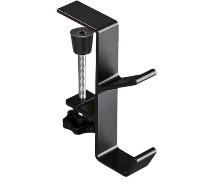 Warlor L2 (Black) - держатель подставка крючок для наушников с зажимом