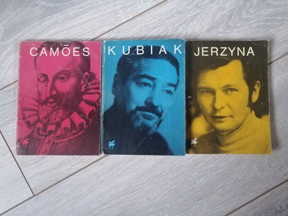 Poezje wybrane Camoes, Kubiak, Jerzyna/zestaw 3 szt.