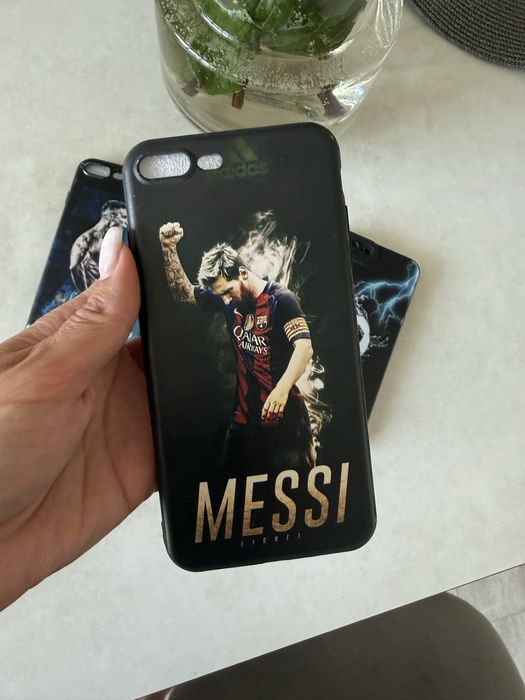 Чохол iphone 7/8+ Plus чехол Adidas Messi Роналду