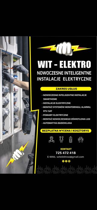 Firma Elektryczna WIT-ELEKTRO, Elektryk