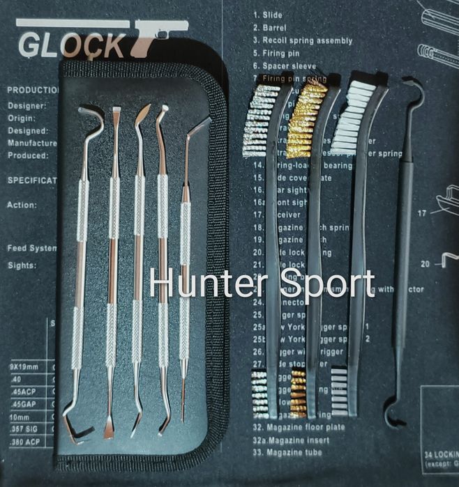 Набор для чищення нарізної зброї West Lake Tactical. Набір для чистки нарезного оружия АК АР серії Sig Sauer Colt Cz Bren