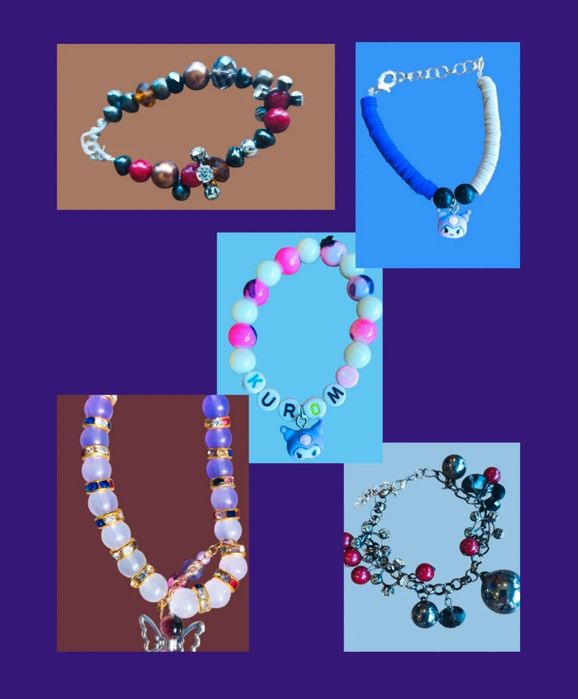 Zestaw bransoletek handmade