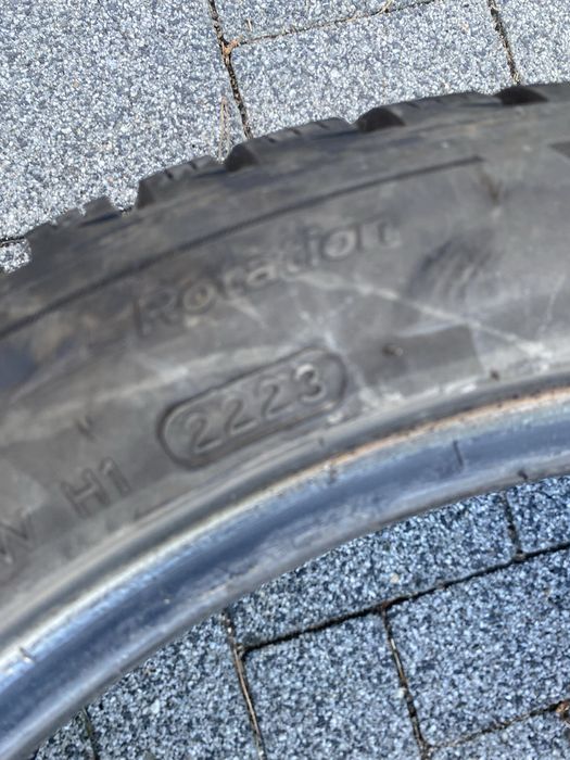 Komplet opon zimowych do BMW 3, G20, Hankook Winter evo3, 225/45/18 i 255/40/18
