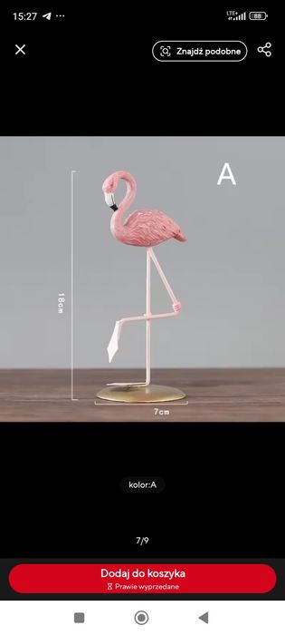 Figurka polikan 3 rodzaje