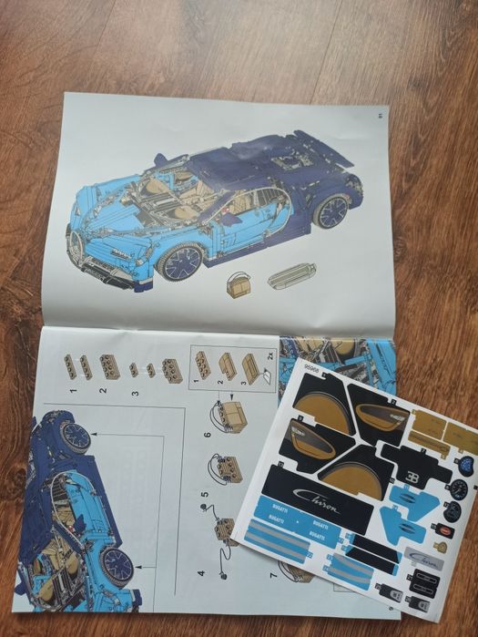 Конструктор аналог Lego Technic Bugatti Chiron (42083).