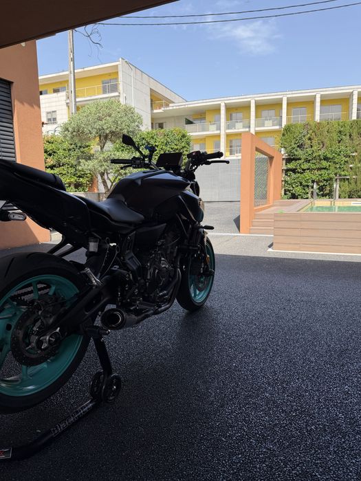 Yamaha MT-07 Cyan Storm 2024 | Linha SC Project | Limitada A2 Livrete