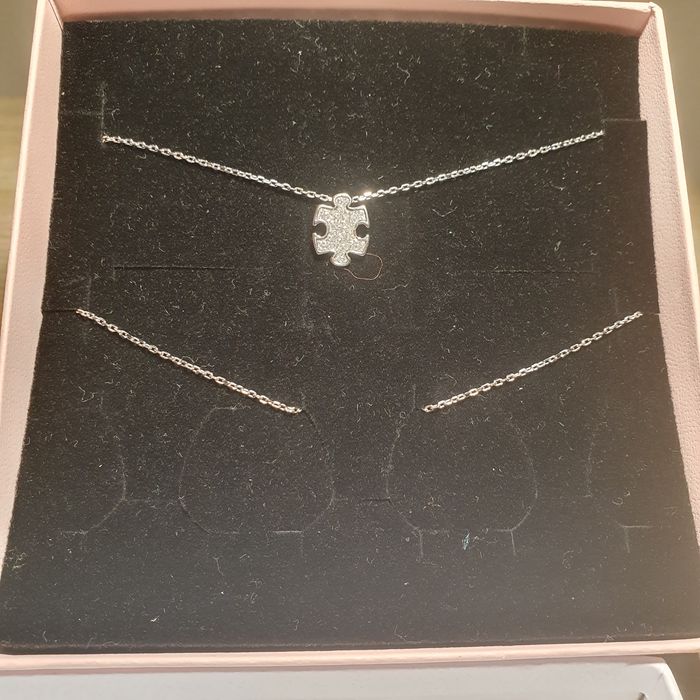 Celebrytka srebrna z puzlem