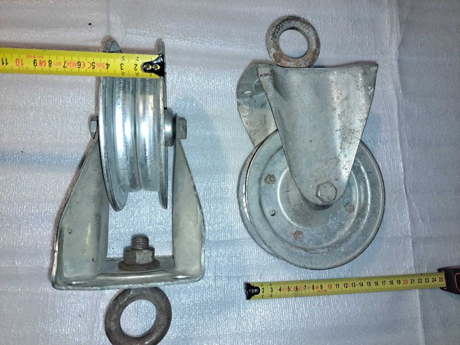 Bloczek budowlany | krążek linowy | 165 mm śred. | 2 sztuki