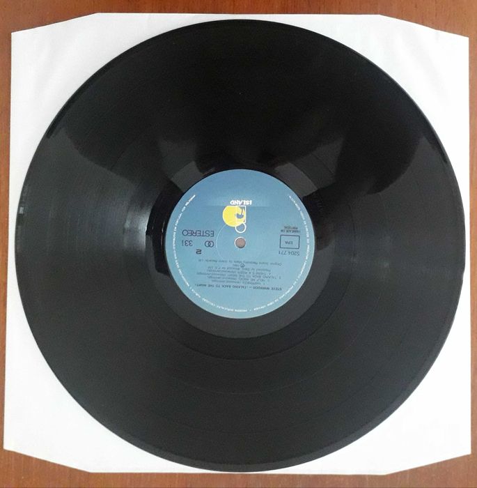Steve Winwood disco de vinil "Talking back To The Night"