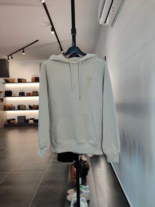 Худі AMI Paris Ami de Coeur Hoodie Beige