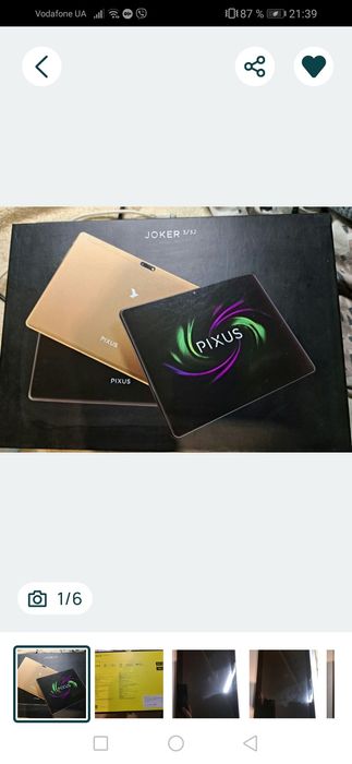 Продам планшет PIXUS Joker 3/32