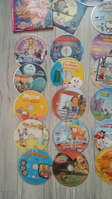 Plyty cd, dvd, vcd opowiadania,piosenki,bajki dla dzieci