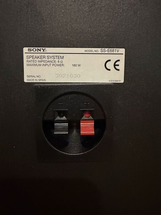 Акустика колонки Sony SS-E681v