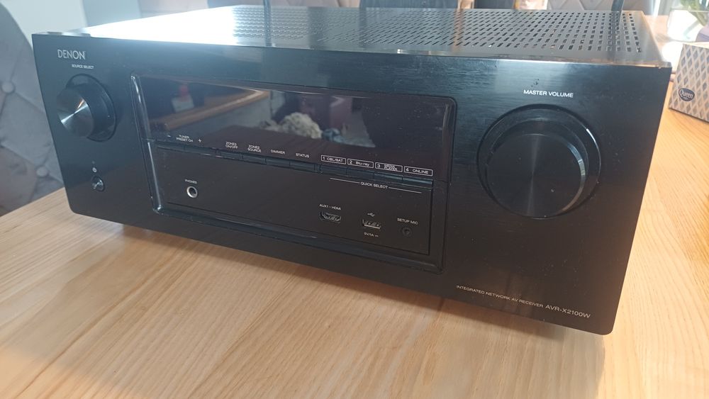 Amplituner denon avr-x2100w z bluetooth pilot, wifi