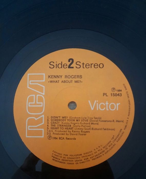 Disco de vinil (Kenny Rogers)