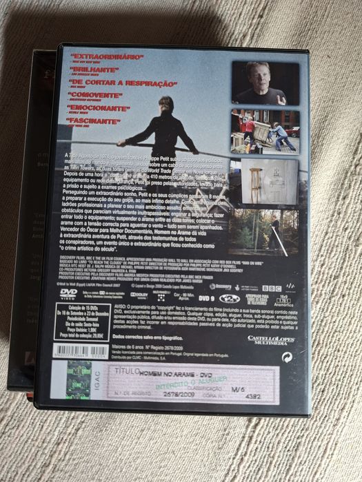 Dvd O Homem no Arame um filme de James Marsh