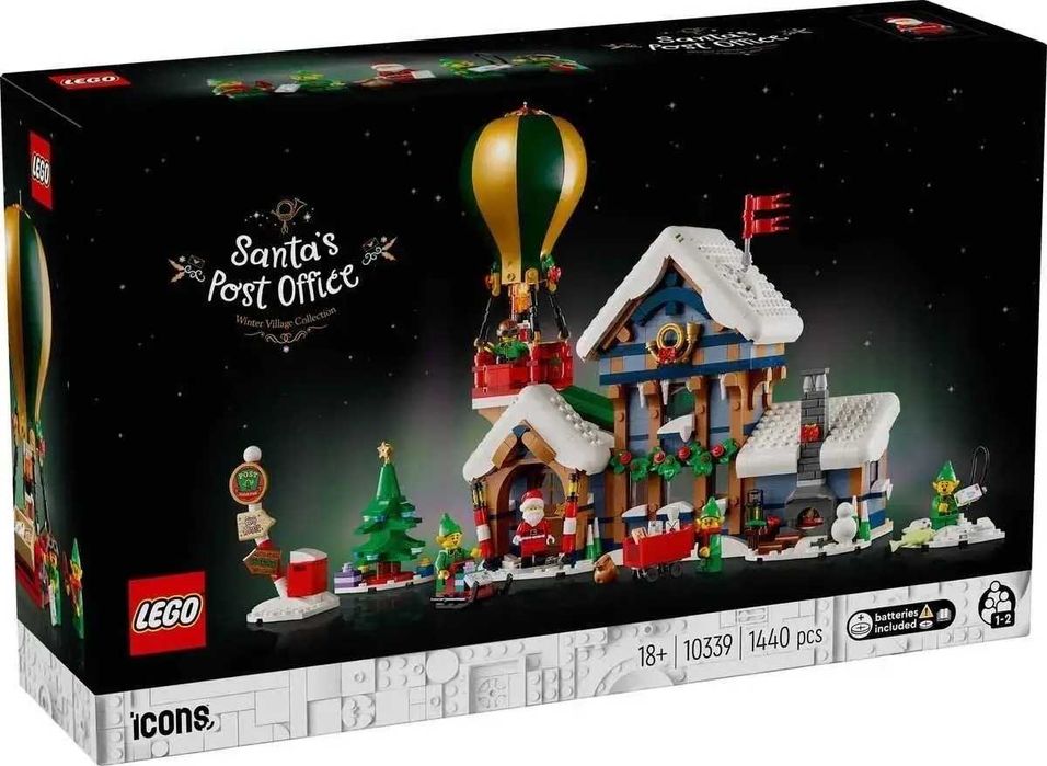 Конструктор LEGO Icons  Santa's Post Office!  10339