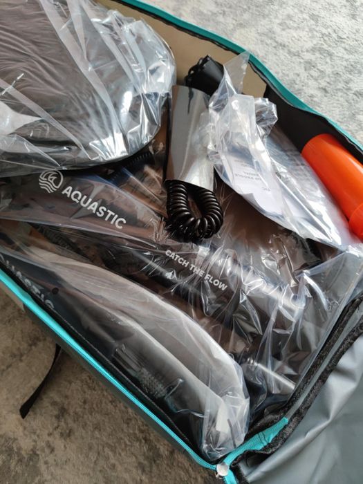 Deska SUP pompowana deska SUP AQUASTIC Perth Pro 11'2" allround różowy
