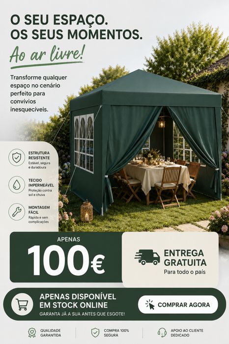 Tenda 3x3m - 100€
