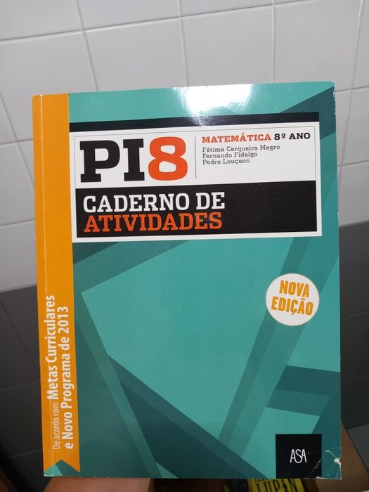 PI8 - caderno de atividades matemática 8°ano