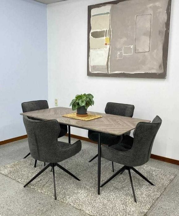 LIQUIDAÇÃO!! Mesa extensível + 4 cadeiras giratórias + envio por 430 €