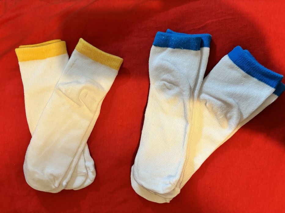 Nowe skarpetki do kostki (krótkie), białe, rozmiar 39