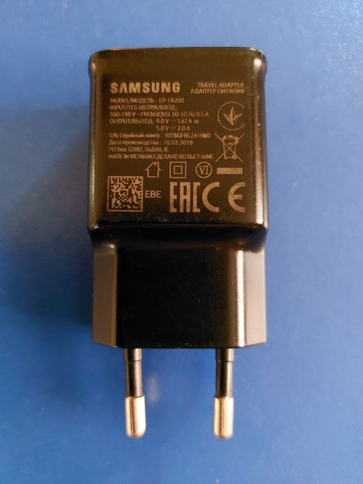 Зарядное устройство Samsung 15 W  EP-TA 200 Оригинал