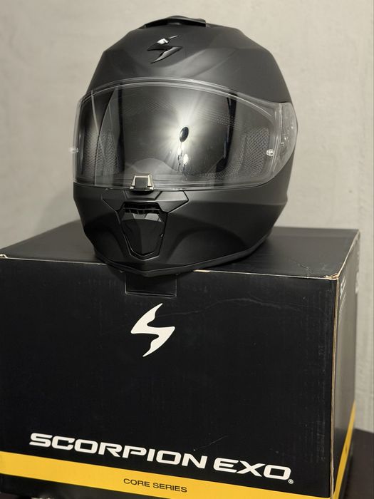 Kask motocyklowy Scorpion EXO-391 Solid L – Matte Black – jak nowy