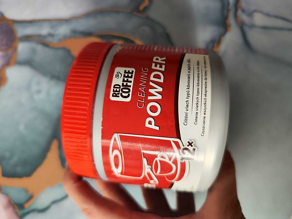spray i proszek do czyszczenia ekspresu kawowego